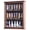 Walnut, variant on Tall Shot Glass, Shooter Display Case Cabinet