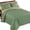 Green, variant on Reversible Bedspread Set By Collections Etc.™