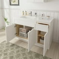thumbnail image 6 of 54" Freestanding Bathroom Vanity Cabinet without Top in White, 6 of 6