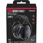 3M WorkTunes Connect Hearing Protector with Bluetooth Technology, 24 dB NRR, Ear protection for Mowing, Snowblowing, Construction, Work Shops