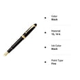 thumbnail image 4 of Pilot Stylo Plume Personnalisé 743 FKK3000RBF Pointe Fine Axe Noir, 4 of 4