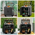 thumbnail image 3 of Feasto Garden Potting Bench with Storage Cabinet,Outdoor Gardening Table & Work Bench for Horticulture,Black, 3 of 9