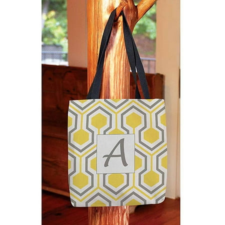 - Honeycomb Monogram Tote Bag