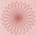 thumbnail image 1 of Ahgly Company Machine Washable Indoor Square Transitional Pastel Red Pink Area Rugs, 6' Square, 1 of 7