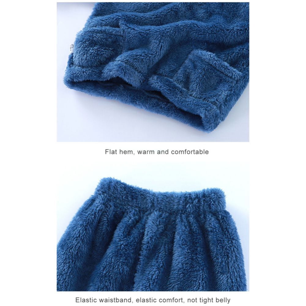 GYRATEDREAM Toddler Baby Boys Girls Fleece Pants Pullover Tops Set Winter Warm Sweatshirt Pants 2pcs Set With Bear Warm Hooded Outfits for 1-7Y