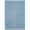 thumbnail image 2 of SAFAVIEH Montauk Kimberlyn Geometric Diamond Cotton Area Rug, Blue/Ivory, 3' x 5', 2 of 5