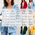 thumbnail image 7 of AherBiu Oversized Sweatshirt for Women Zip up Long Sleeve Drop Shoulder Drawstring Hooded Jacket Outerwear with Pockets(XX-Large,Gray-01), 7 of 7