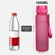 thumbnail image 2 of Botella de agua deportiva de 1000ML botella de bebida a prueba de fugas para oficina gimnasio deportes al aire libre, 2 of 7