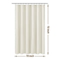 thumbnail image 4 of Barossa Design Embossed Soft Fabric Shower Curtain Liner - Cream, 70" x 72", 4 of 7