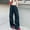 003 Navy, variant on Women's Oversized Cargo Pants High Waist Drawstrings Baggy Loose Fit Versatile Wide Leg Long Pants With Pockets