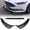 Matt Black, variant on Stay Tuned Performance For 17-18 Ford Fusion/Mondeo Unpainted Matt Black Front Bumper Body Kit Lip 3PCS