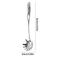 thumbnail image 3 of 201 Stainless Steel Spoon & Spatula Set - Ergonomic S-Shaped Handle, Non-Slip Grip, High Heat Resistant Cooking Tools, Versatile Pot Scraper & Slotted Spoon for Home & Professional Kitchens, 3 of 3