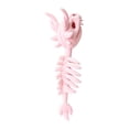 thumbnail image 2 of Dinosaur Skeleton Costume – 3D Spinosaurus Skull Mask & Plush Spine for Halloween, Cosplay & Dress-Up Play, Pink, S, 2 of 9