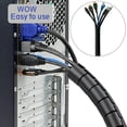 thumbnail image 2 of Protector de cable, telar de alambre, tubo, funda dividida para Cable USB, cable de alimentación, Cable de vídeo, 2 of 7