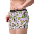 thumbnail image 2 of Qekee Happy Frogs1 for Men's Underwear Boxer Briefs , Comfort Boxer Brief for Men, Moisture-Wicking Breathable-X-Large, 2 of 5