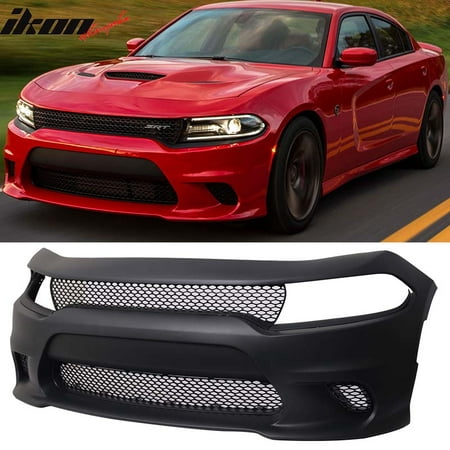 Fits 15-18 Dodge Charger Hellcat Conversion Front Bumper Cover -