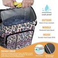 thumbnail image 2 of Travel Cooler Bag - Pink and Blue Of Leopard Print Camping Beer Cooler Backpack with Bottle Opener- Waterproof Insulated Picnic Backpacks - Cooler Bag for Beach, 2 of 6