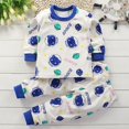thumbnail image 1 of Conjunto de ropa de hogar para niños de otoño e invierno, ropa interior de algodón puro para bebés, conjunto de ropa de otoño y pantalones de otoño, pijamas para niños y niñas, 1 of 5