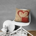 thumbnail image 7 of Vintage Valentine's Day Love Throw Pillow Covers 20"x20", Set Of 4, Linen Study Sofa Cushion Cover Indoor Living Room Home Decor, 7 of 7