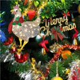 thumbnail image 2 of Bewildely Calcomanía colgante de decoración de Navidad, colgante de árbol, tamaño compacto, suministros de vacaciones de larga duración, accesorios Kits de decoración para fiestas tipo 4 Bewildely HA041423-04, 2 of 6