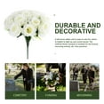 thumbnail image 4 of Artificial Flowers for Cemetery Memorial Fake Flower Bouquet for Grave, 4 of 8