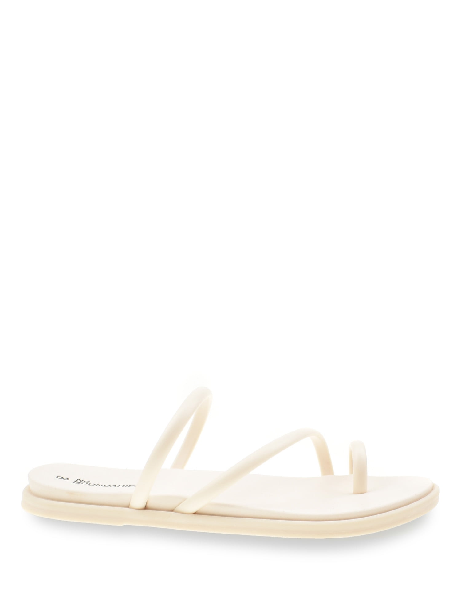 No Boundaries Women's Strappy Toe Loop Sandals