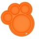 thumbnail image 3 of Bearachild de cena para niños, alimentación de silicona, frutas, dividido, cuenco, forma de pata, vajilla de alimentación, juguete para Mostrada Naranja Bearachild HA003350-03, 3 of 6