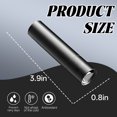 thumbnail image 3 of HIBIBUD 2 Pcs 3.9" Black Mini Flashlight,Adjustable Focus USB Keychain Light for Hiking, 3 of 7