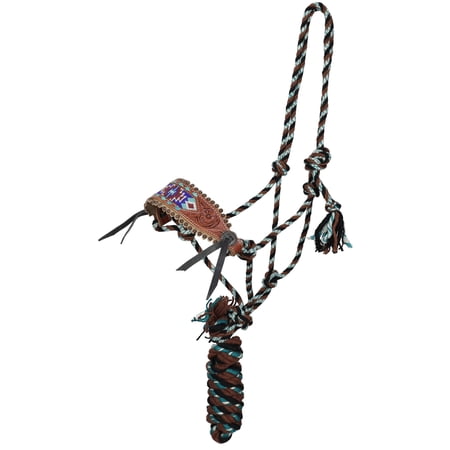 Showman Southwest Flair Mohair Cowboy Knot Halter w/ Lead