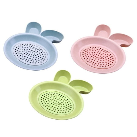 

3pcs Plastic Dumpling Plate Double-layer Draining Dipping Plate (Mixed Color)