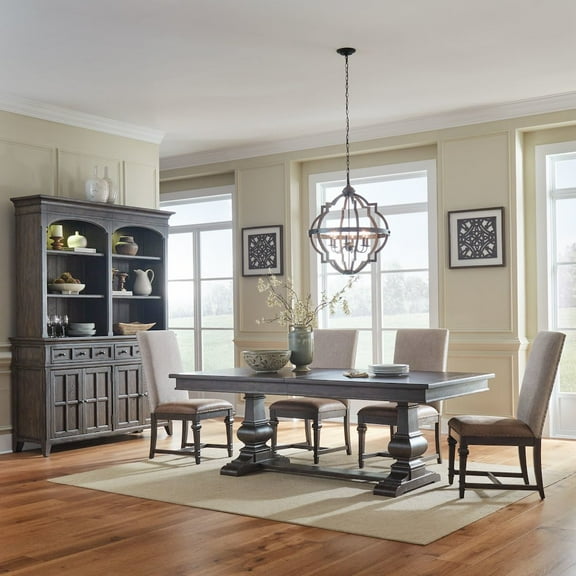 Paradise Valley Opt 5 Piece Trestle Table Set