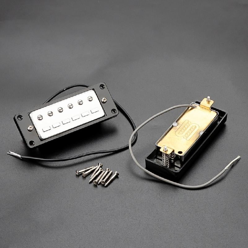 Zeiwohndc 6 String Guitar Humbuckers Pickup Replacement Electric Guitar Parts Durable