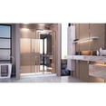 thumbnail image 6 of DreamLine Unidoor Mira 58-58 1/4 in. W x 72 in. H Frameless Hinged Shower Door in Chrome, 6 of 6