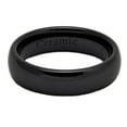 thumbnail image 2 of Metals Jewelry 6mm Beautiful Black Ceramic Wedding Ring Classic High Polished Band Size 12.5, 2 of 5
