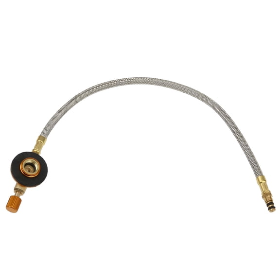 HIBIBUD Universal Gas Adapter Hose Connector Regulator for Camping Picnic BBQ