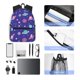 thumbnail image 4 of Disketp Space Mochila Ligera Clásica con Múltiples Bolsillos, Mochila Casual para Hombre y Mujer, Ideal para Escuela, Trabajo y Viajes, 4 of 6