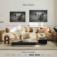 thumbnail image 4 of Elephant Stock Isle Of Skye Highland Cattle Bw Wall Art - Horizontal Canvas Wall Art - Living Room Wall Decor - Animal Canvas - Gray And Black Decor By Christian Heeb - 39" x 26", 4 of 8