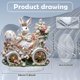 thumbnail image 3 of Decoraciones de Pascua, adornos de Pascua, regalos de Pascua, conejos de coche rosa, adorno acrílico 2D, decoración navideña, decoración del hogar, artesanías, decoración decorativa plana, 3 of 6