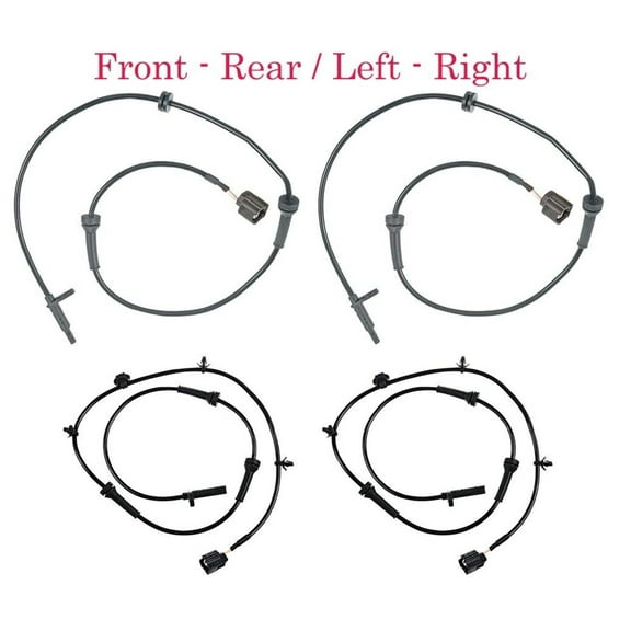 4x ABS Wheel Speed Sensor Front Rear L/R Fits: JX35 QX60 14-20 Pathfinder 13-20