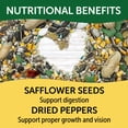 thumbnail image 2 of 3-D Pet Products Premium Parrot Bird Food Seeds, with Probiotics, 8 lb. Bag, Dry, 2 of 11