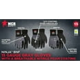 thumbnail image 7 of MCR Safety Breathable Nitrile Foam Gloves BK/GY Extra-Large N96790XL, 7 of 7