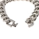 thumbnail image 4 of Pulsera de eslabones sólidos de acero inoxidable con cadena de eslabones cubanos Plata, 4 of 9