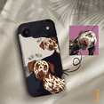 thumbnail image 4 of "Also Me" Design Custom Pet iPhone 17 Case – 4 Colors & 4 Patterns | YingMart Personalized Pet Portrait Protective Cover for Dog Lovers (DarkBrown, iPhone17Air, Style3), 4 of 116