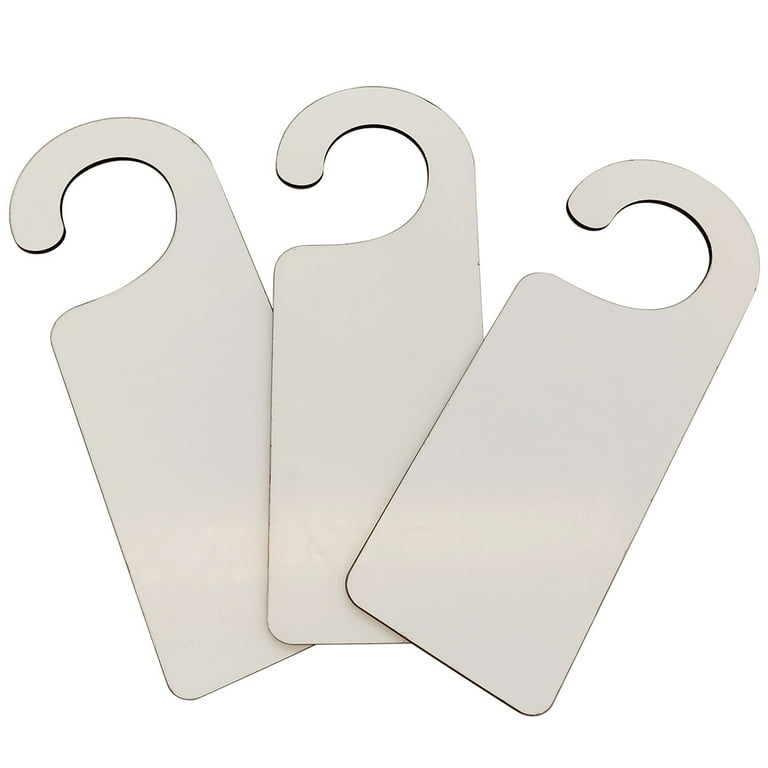 US Stock Clearance 20 Pack MDF Sublimation Door Hanger Signs