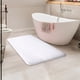 thumbnail image 5 of Tapete de terciopelo liso con base antideslizante para entradas de alto tránsito, absorbente, para baño, duradero y discreto, para sala de estar y dormitorio. Aestivo | Blanco | AESTIVO, 5 of 7