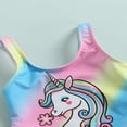thumbnail image 3 of Maillot de Bain d'Été pour Filles, Dessin Animé, Sans Manches, Triangle, Tenue de Plage, 3 of 5