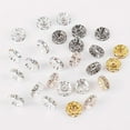 thumbnail image 4 of 8mm Rondelle Loose Beads Round Crystal Charm Rhinestones Spacer Beads, 4 of 21