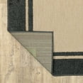 thumbnail image 3 of Style Haven  Cara Mixed Pile Classic Bordered Indoor-Outdoor Area Rug Charcoal/Sand 9'10" x 12'10" Polypropylene 10' x 14' Outdoor, Indoor Kitchen,, 3 of 5
