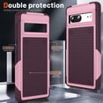 thumbnail image 5 of SaniMore for Google Pixel 7 Case Rubber, Heavy Duty Body Shockproof Bumper Cover Military Grade Anti-Scratch & Anti-Fingerprint Outdoor Rugged Case for Google Pixel 7 6.3" 2022, Rose, 5 of 9