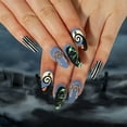 thumbnail image 6 of Xinyolin Halloween Skull Cross Nail Art: 10Pcs 3D Metal Charms Gothic Punk Style Nail Decoration Accessories, 6 of 8